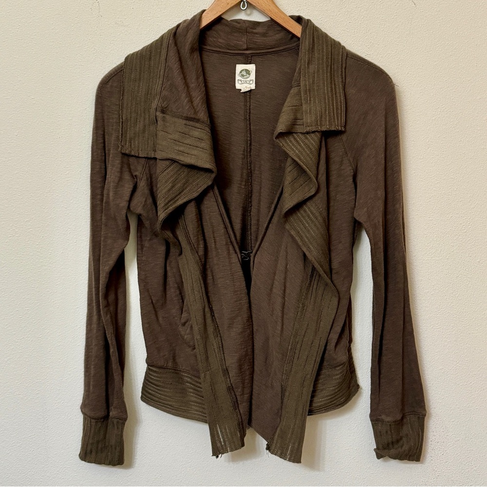 Anthropologie olive green Cardigan Sweater